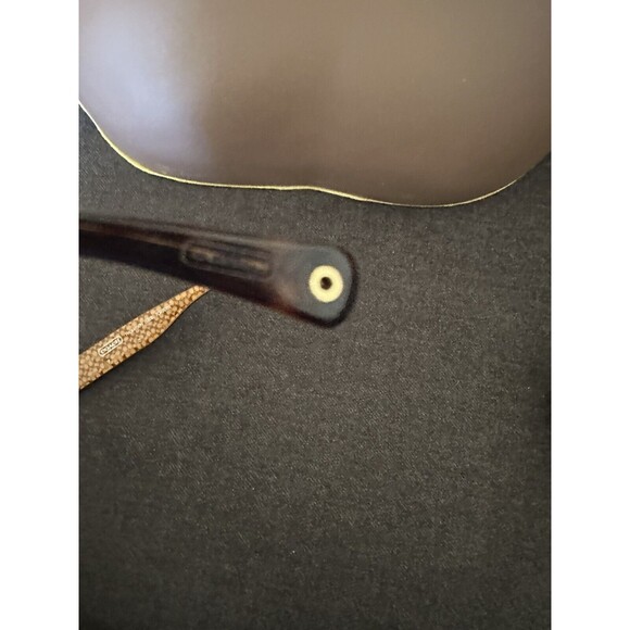 coach thompson sunglasses(S806) Tortoise ( Tiny Haze Spot On Bottom Of Rat Lens - Picture 3 of 6